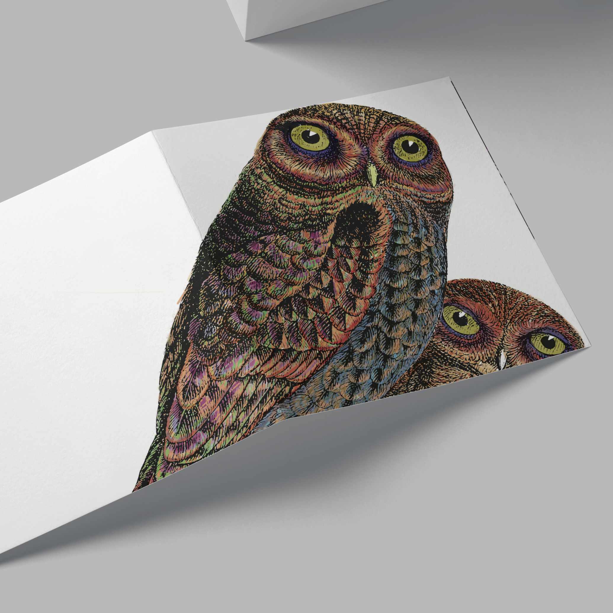 Owl Pair Card